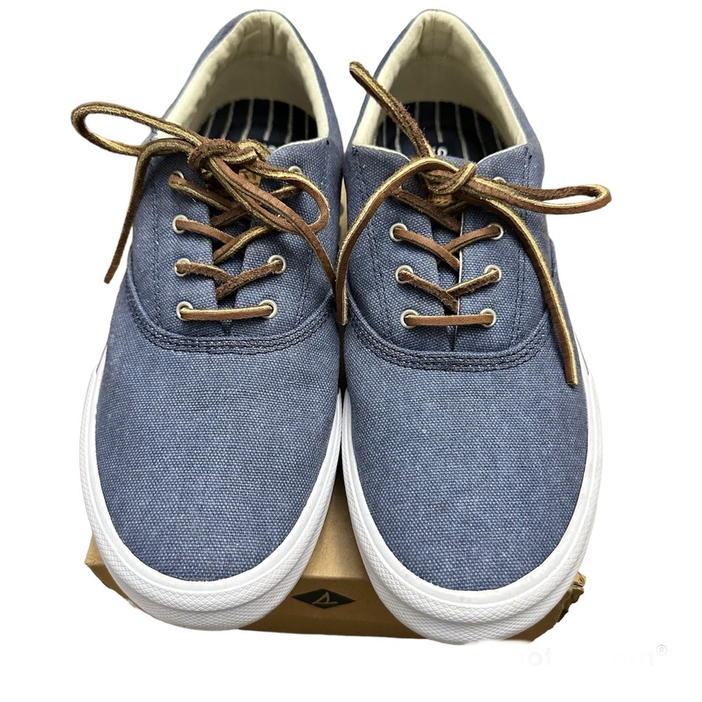 SPERRY MEN’S CANVAS SNEAKER | BLUE | SZ 8.5 |